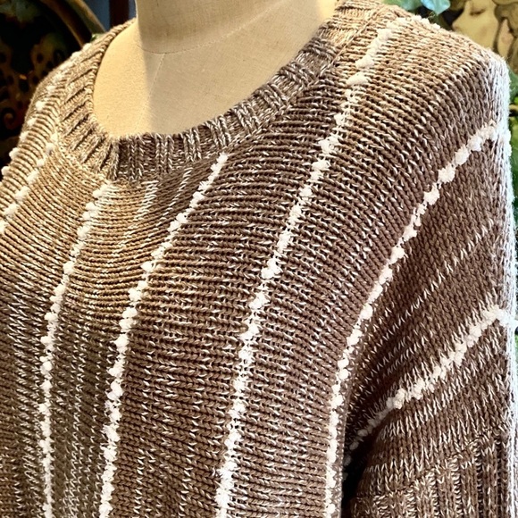 Macy’s boho texture fringe tunic oversized sweater - Picture 10 of 14